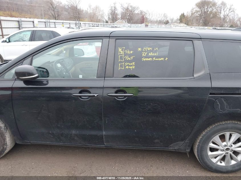 2017 Kia Sedona Lx VIN: KNDMB5C16H6241244 Lot: 43774018