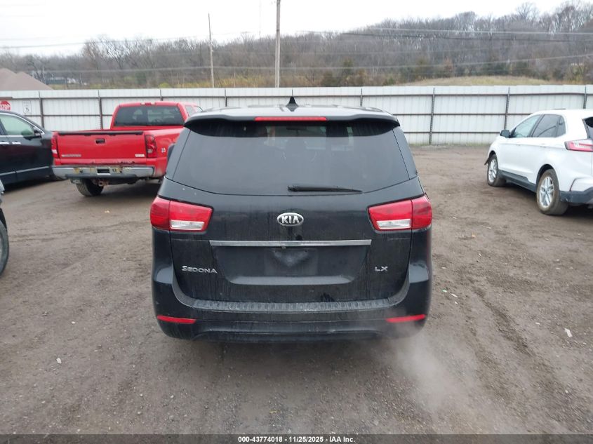 2017 Kia Sedona Lx VIN: KNDMB5C16H6241244 Lot: 43774018