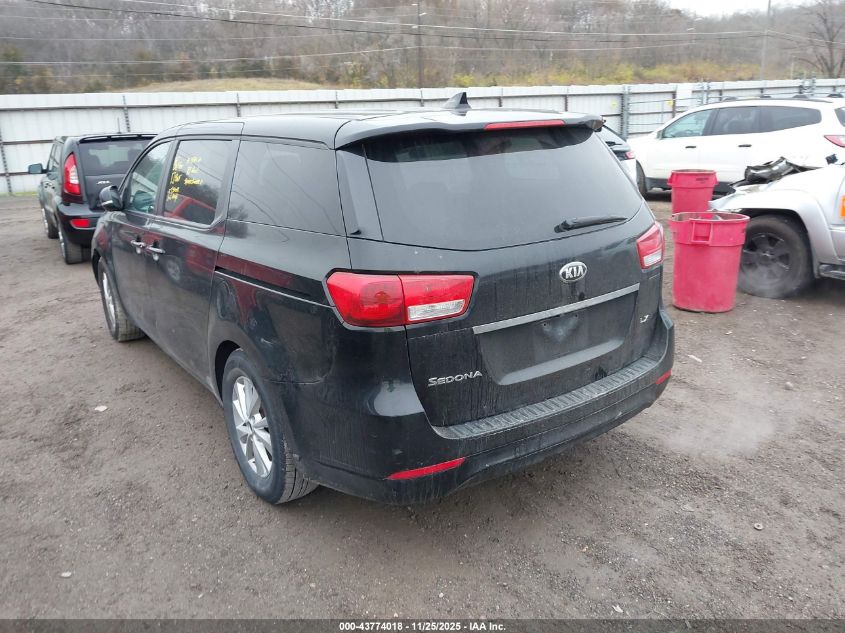 2017 Kia Sedona Lx VIN: KNDMB5C16H6241244 Lot: 43774018