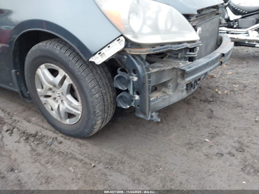 2006 Honda Odyssey Ex-L VIN: 5FNRL38656B434711 Lot: 43774056