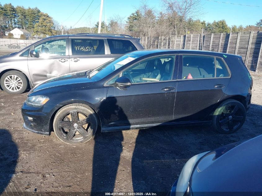 2015 Volkswagen Golf R 4-Door VIN: WVWLF7AU0FW274262 Lot: 43774087