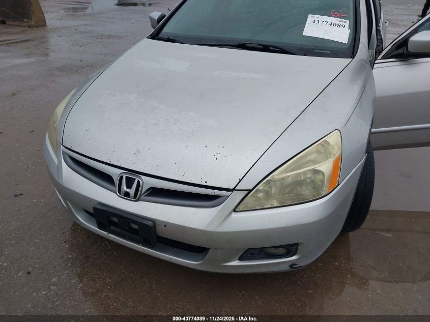 2006 Honda Accord 3.0 Ex VIN: 1HGCM66536A016737 Lot: 43774089