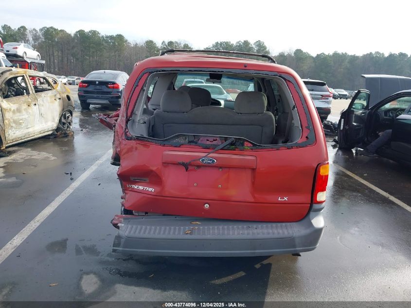 1999 Ford Windstar Lx VIN: 2FMZA5143XBB07843 Lot: 43774096