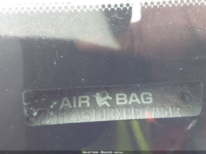 1999 Ford Windstar Lx VIN: 2FMZA5143XBB07843 Lot: 43774096