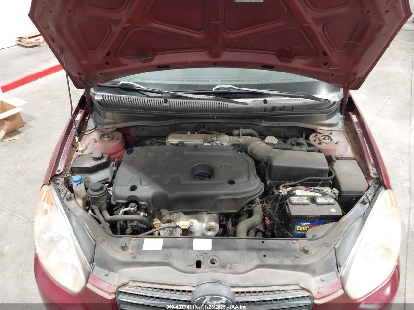 2008 Hyundai Accent Gls VIN: KMHCN46C98U182112 Lot: 43774111