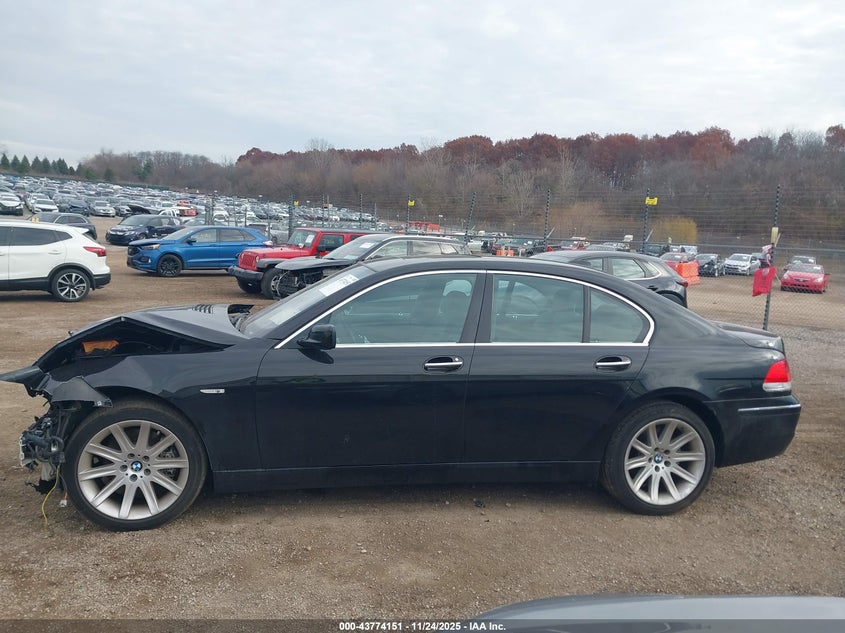 2006 BMW 750I VIN: WBAHL83566DT03119 Lot: 43774151