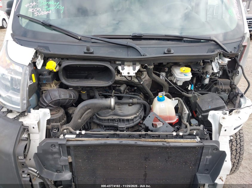 2021 Ram Promaster 2500 High Roof 159 Wb VIN: 3C6LRVDG4ME570174 Lot: 43774182