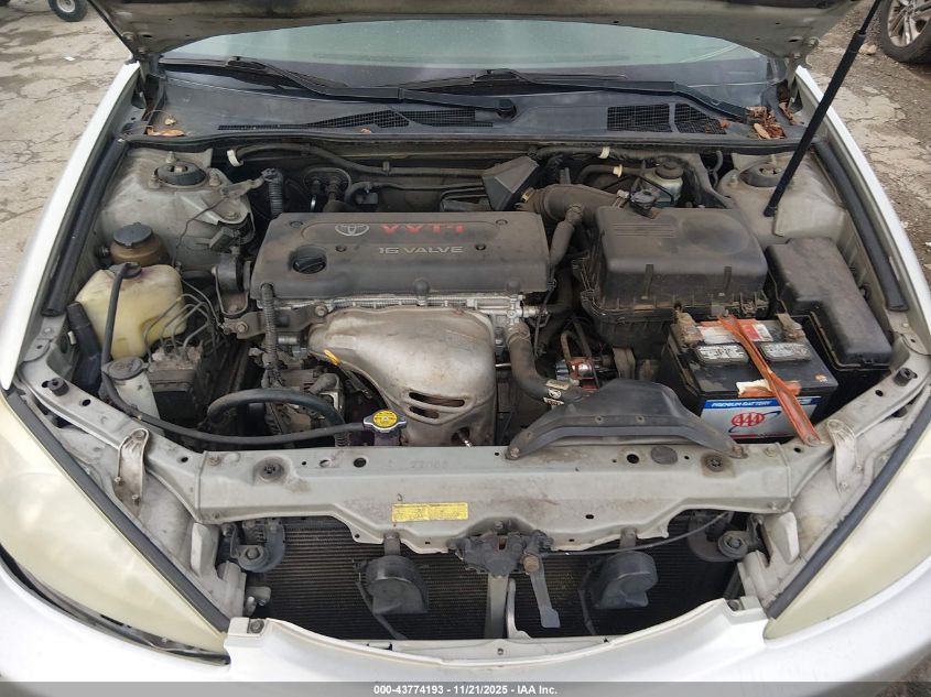 2003 Toyota Camry Xle VIN: JTDBE32K030177999 Lot: 43774193