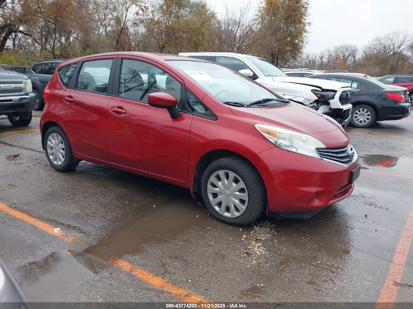 NISSAN VERSA NOTE S (SR)/S PLUS/SL/SR/SV