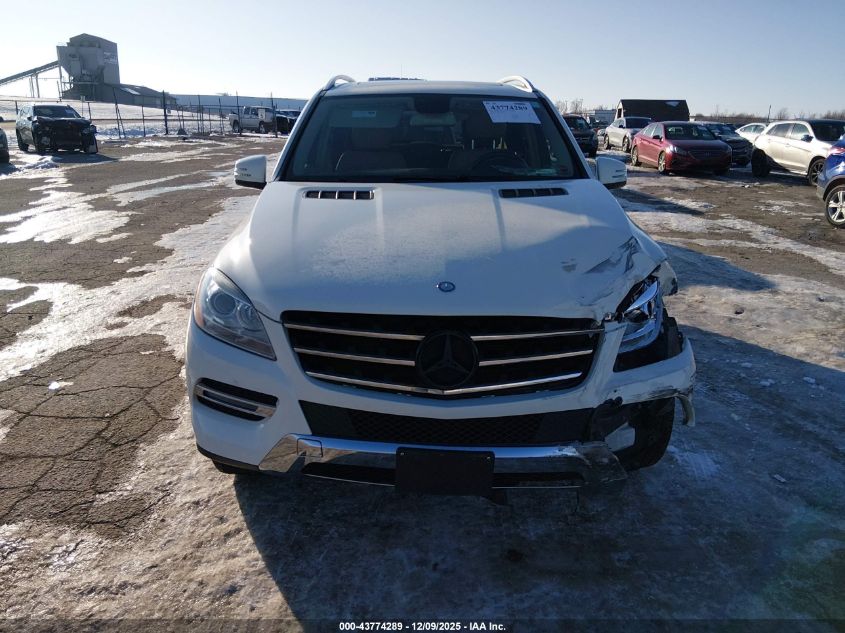 2013 Mercedes-Benz Ml 350 4Matic VIN: 4JGDA5HB0DA247645 Lot: 43774289