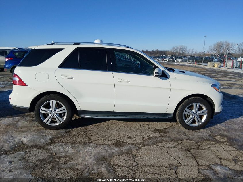 2013 Mercedes-Benz Ml 350 4Matic VIN: 4JGDA5HB0DA247645 Lot: 43774289