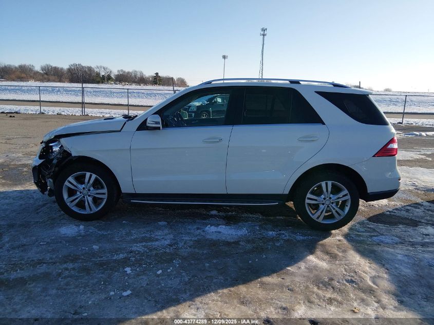 2013 Mercedes-Benz Ml 350 4Matic VIN: 4JGDA5HB0DA247645 Lot: 43774289