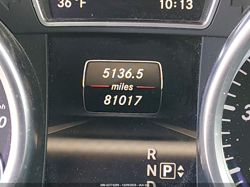 2013 Mercedes-Benz Ml 350 4Matic VIN: 4JGDA5HB0DA247645 Lot: 43774289