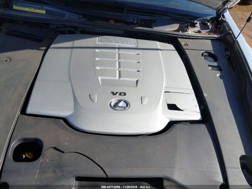 2007 Lexus Ls 460 VIN: JTHBL46F275015372 Lot: 43774296