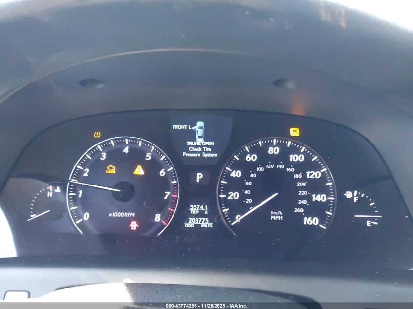 2007 Lexus Ls 460 VIN: JTHBL46F275015372 Lot: 43774296