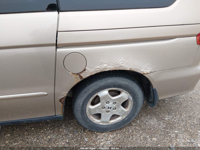 2000 Honda Odyssey Ex VIN: 2HKRL1869YH621331 Lot: 43774348