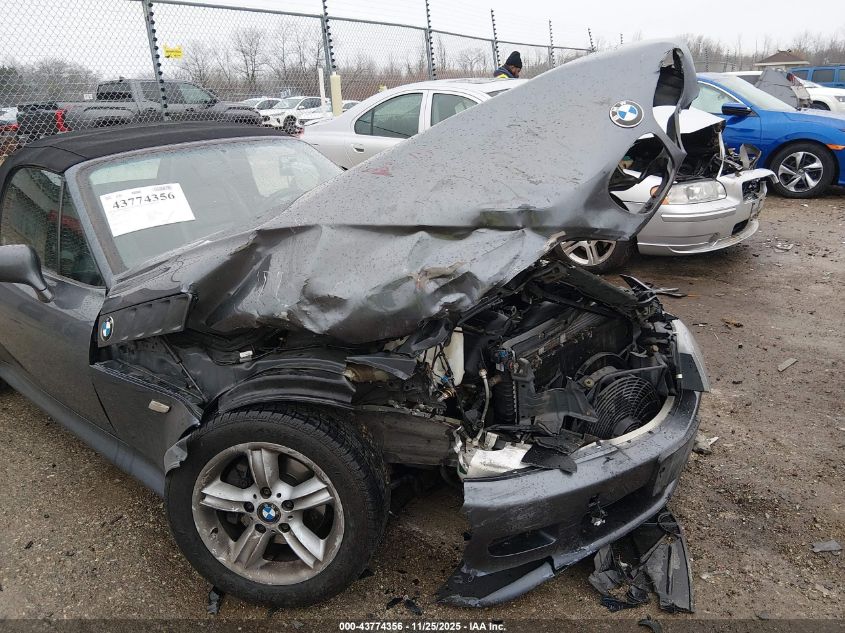 2000 BMW Z3 2.3 VIN: 4USCH9343YLG03525 Lot: 43774356