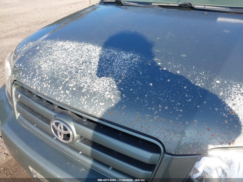 2006 Toyota Highlander V6 VIN: JTEHP21A760174881 Lot: 43774382