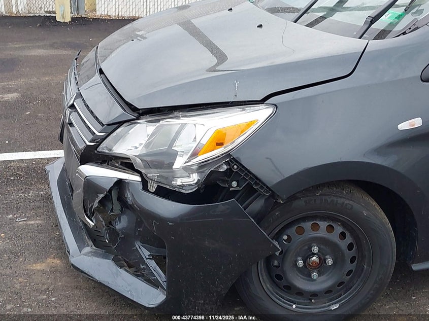 2024 Mitsubishi Mirage Es/Le VIN: ML32AUHJXRH010207 Lot: 43774398