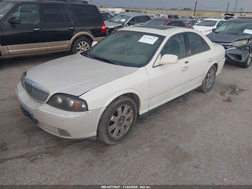 1LNHM86S83Y669746 2003 LINCOLN LS photo no. 2