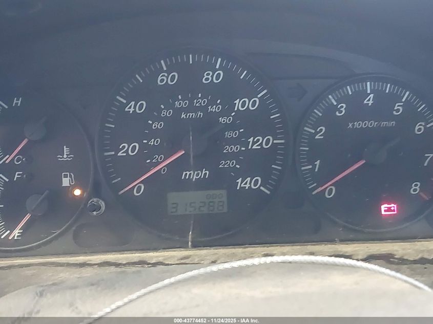 2000 Mazda Protege Dx/Lx VIN: JM1BJ222XY0290646 Lot: 43774452