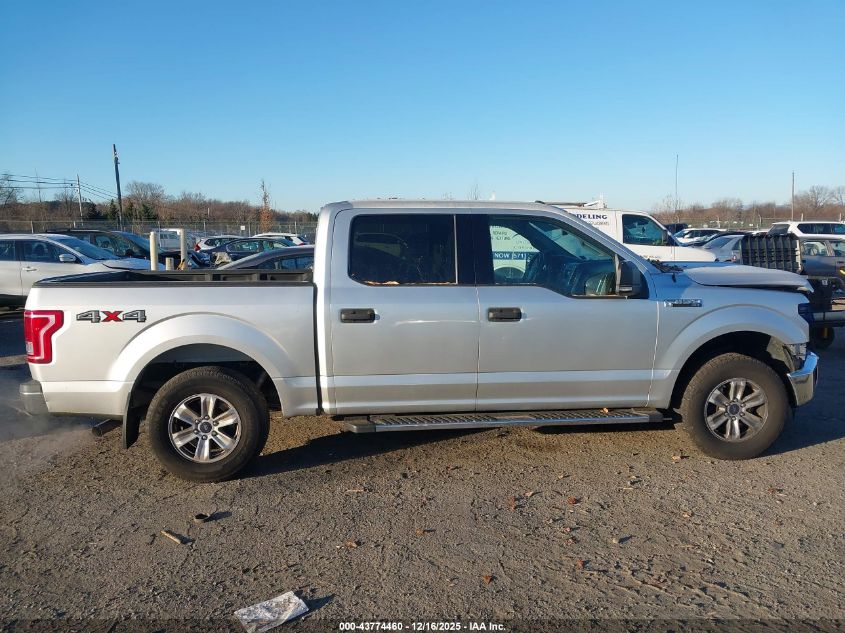 2016 Ford F-150 Xlt VIN: 1FTEW1EF2GFC97626 Lot: 43774460