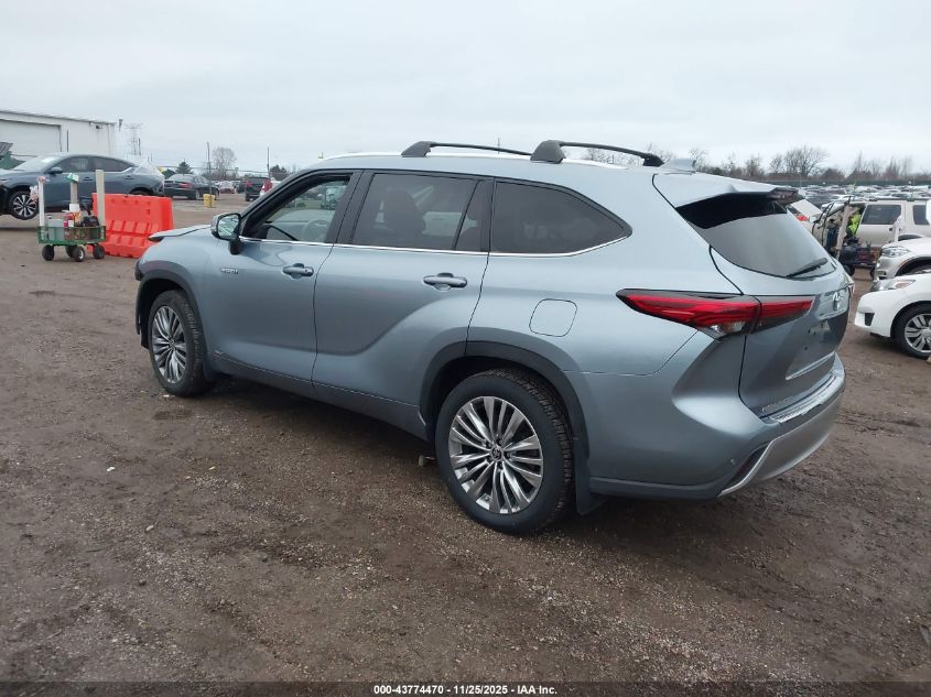 2021 Toyota Highlander Hybrid Platinum VIN: 5TDEBRCH9MS035581 Lot: 43774470
