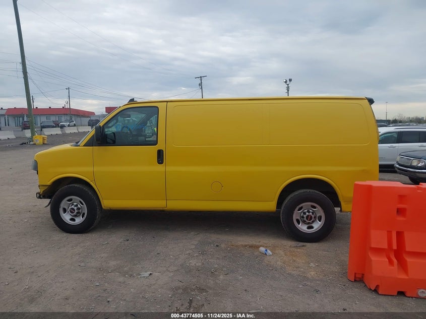 2020 GMC Savana Cargo Rwd 2500 Regular Wheelbase Work Van VIN: 1GTW7AFGOL1252152 Lot: 43774505