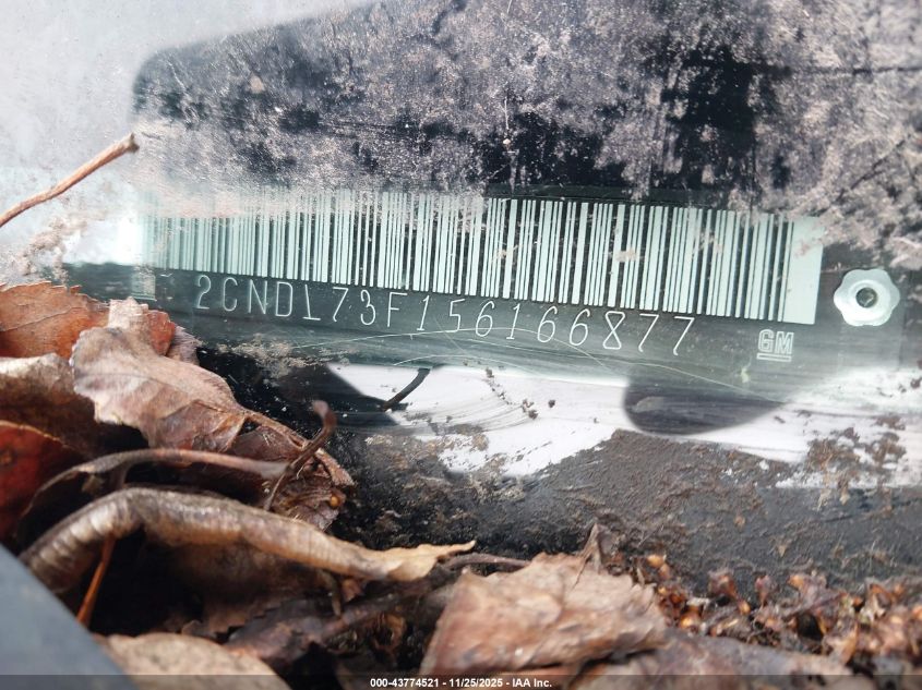 2005 Chevrolet Equinox Lt VIN: 2CNDL73F156166877 Lot: 43774521