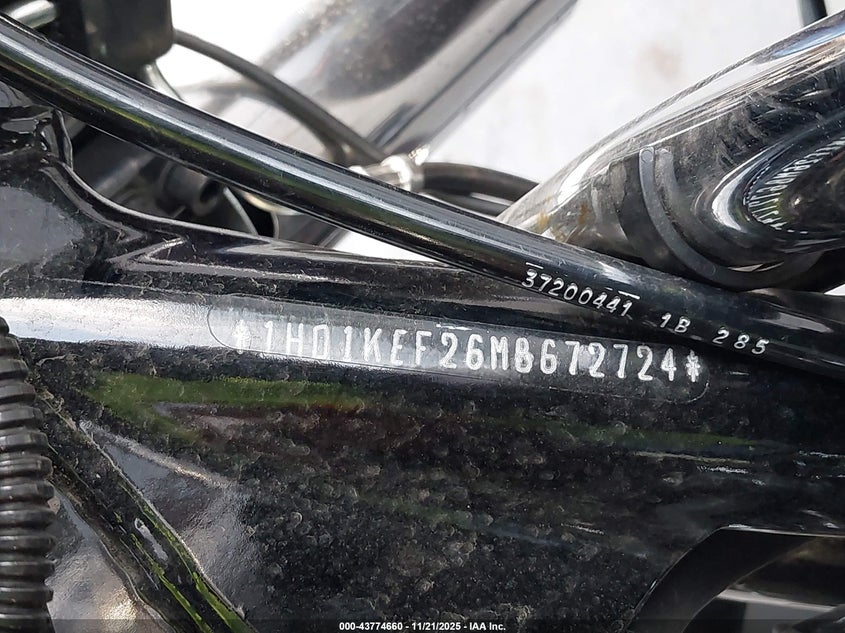 2021 Harley-Davidson Flhtk VIN: 1HD1KEF26MB672724 Lot: 43774660