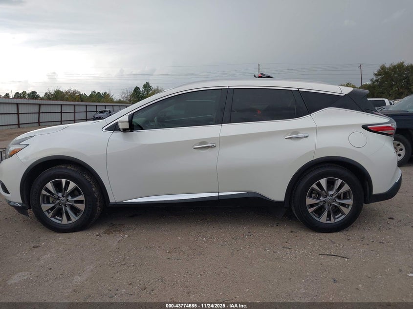 2015 Nissan Murano Sl VIN: 5N1AZ2MG5FN232145 Lot: 43774685