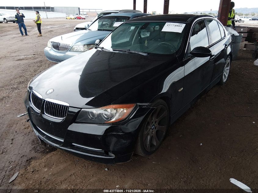 2007 BMW 335I VIN: WBAVB73507PA88498 Lot: 43774805