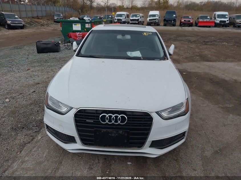 2014 Audi A4 2.0T Premium VIN: WAUFFAFLXEN024233 Lot: 43774816