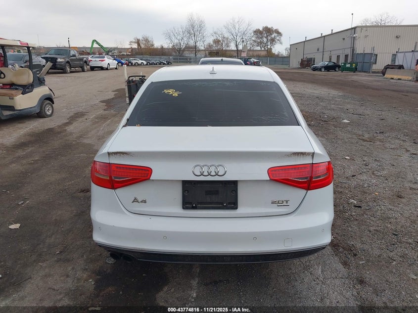 2014 Audi A4 2.0T Premium VIN: WAUFFAFLXEN024233 Lot: 43774816