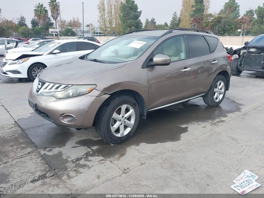 JN8AZ18W79W139971 2009 NISSAN MURANO photo no. 2