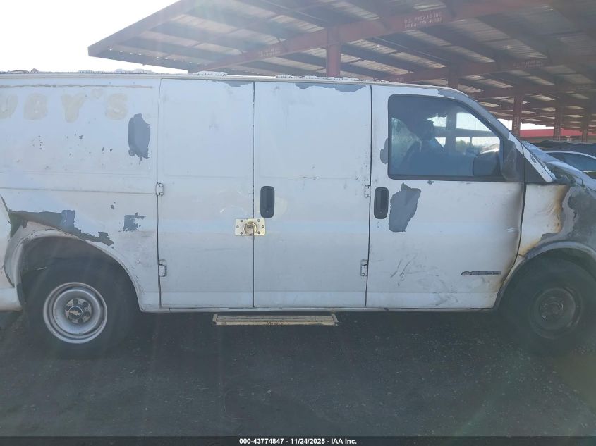 1998 Chevrolet Chevy Van G2500 VIN: 1GCFG25M9W1021476 Lot: 43774847