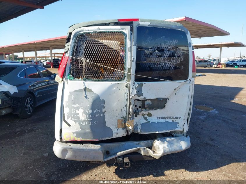 1998 Chevrolet Chevy Van G2500 VIN: 1GCFG25M9W1021476 Lot: 43774847