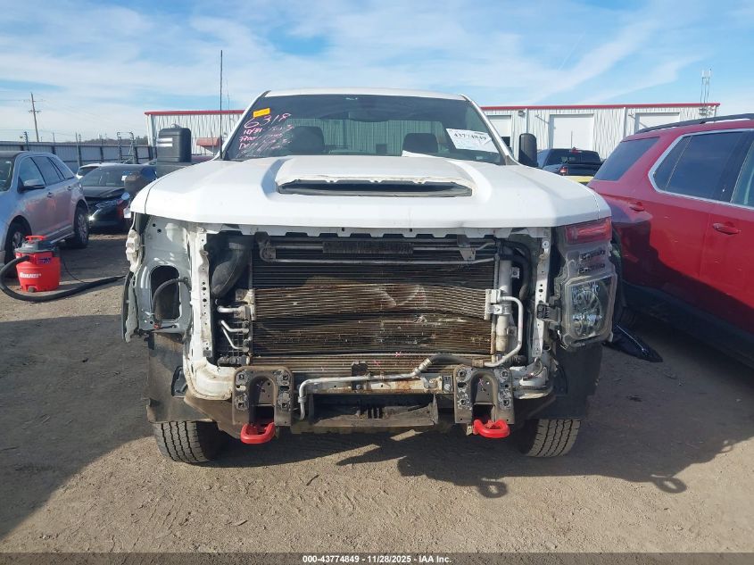 2022 Chevrolet Silverado 2500Hd 2Wd Long Bed Wt VIN: 1GC3WLEY2NF197978 Lot: 43774849