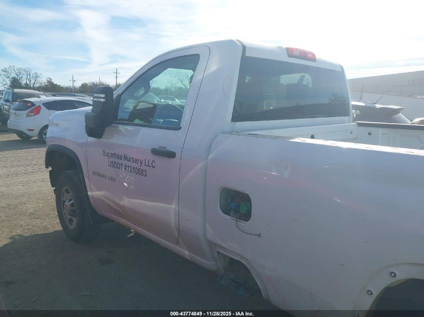 2022 Chevrolet Silverado 2500Hd 2Wd Long Bed Wt VIN: 1GC3WLEY2NF197978 Lot: 43774849