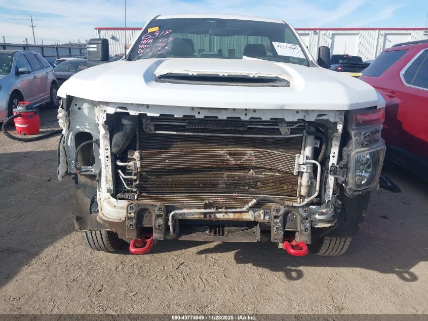 2022 Chevrolet Silverado 2500Hd 2Wd Long Bed Wt VIN: 1GC3WLEY2NF197978 Lot: 43774849