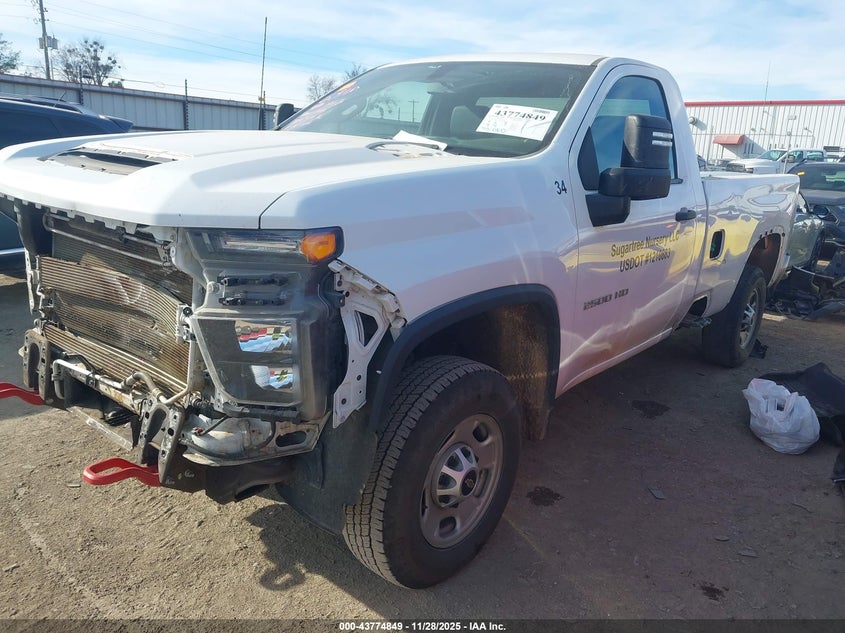 1GC3WLEY2NF197978 2022 CHEVROLET SILVERADO photo no. 2