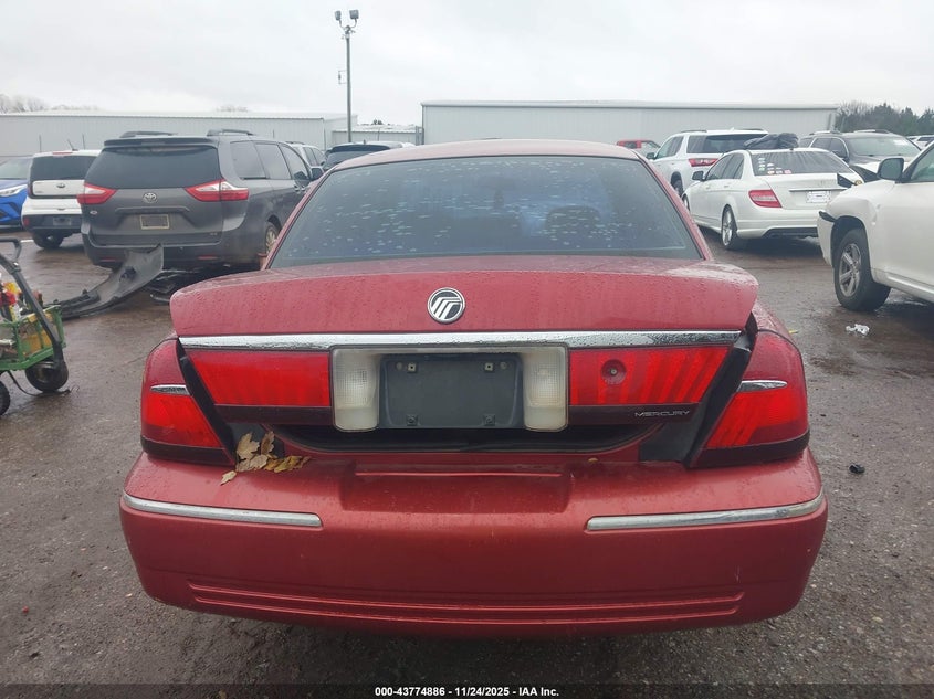 1999 Mercury Grand Marquis Gs VIN: 2MEFM74W5XX683782 Lot: 43774886
