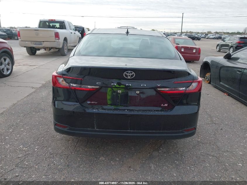 2025 Toyota Camry Le VIN: 4T1DAACK3SU133165 Lot: 43774957