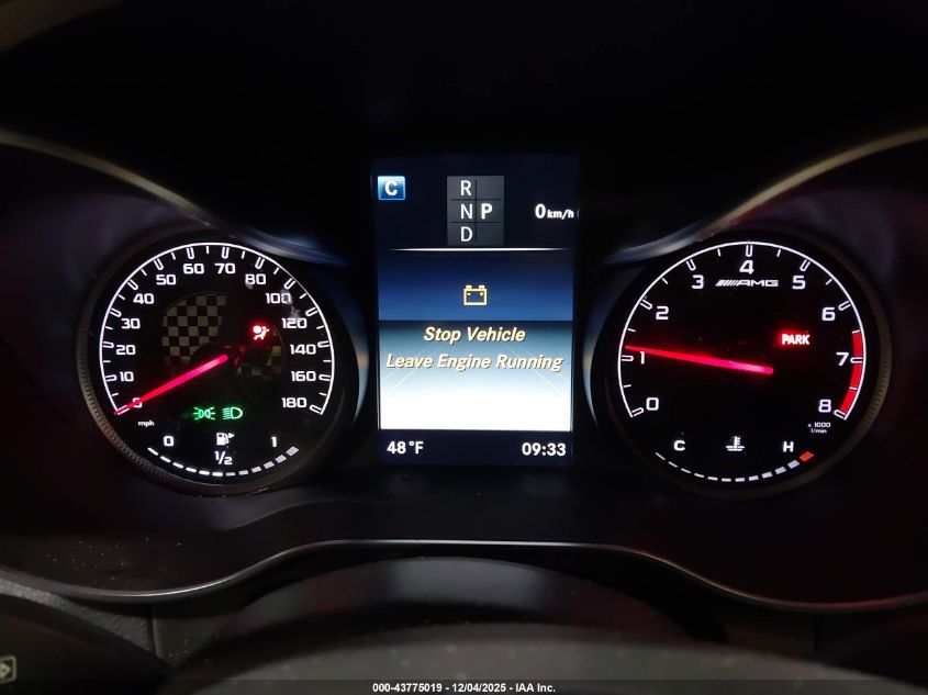 2019 Mercedes-Benz Amg Glc 43 4Matic VIN: WDC0G6EB1KF580636 Lot: 43775019