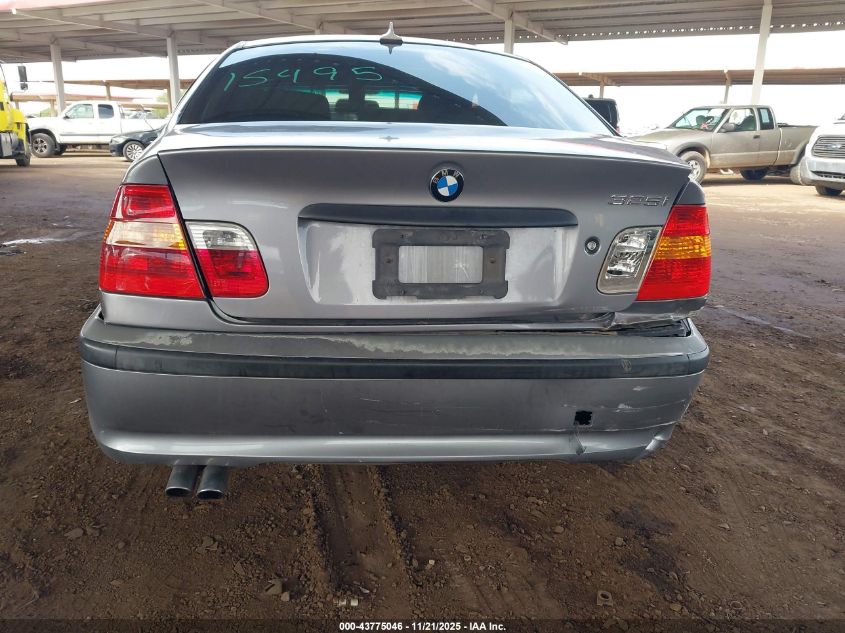 2005 BMW 325I VIN: WBAET37485NJ88054 Lot: 43775046