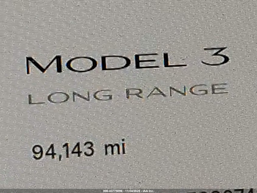 2018 Tesla Model 3 Long Range/Mid Range VIN: 5YJ3E1EA3JF036743 Lot: 43775096