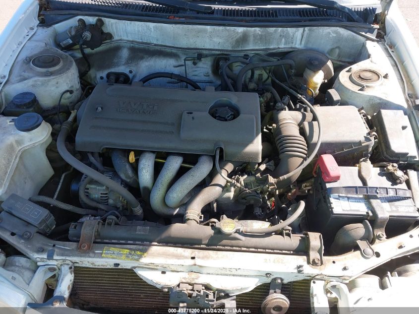 2002 Toyota Corolla Le VIN: 1NXBR12E42Z655489 Lot: 43775200