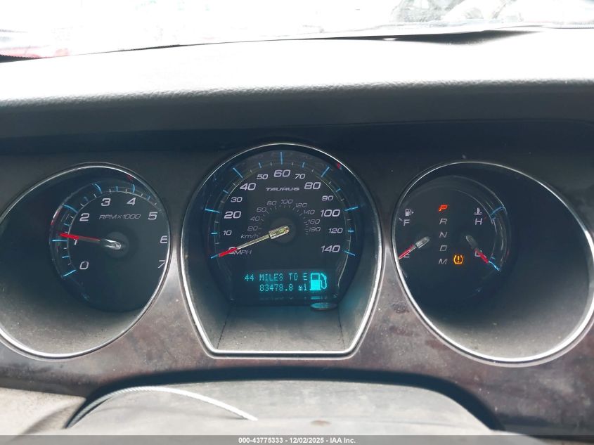 2012 Ford Taurus Sel VIN: 1FAHP2EW7CG122413 Lot: 43775333