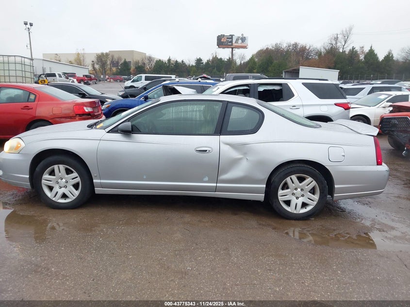 2007 Chevrolet Monte Carlo Lt VIN: 2G1WK16K779294301 Lot: 43775343