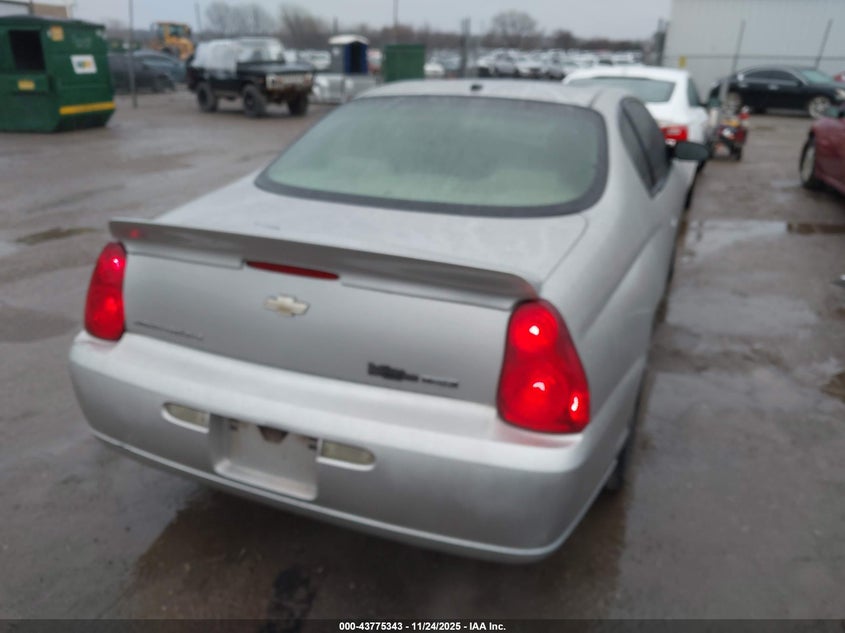 2007 Chevrolet Monte Carlo Lt VIN: 2G1WK16K779294301 Lot: 43775343